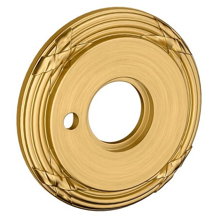 Baldwin Privacy Pair Rosettes Lifetime Satin Brass 5145.044